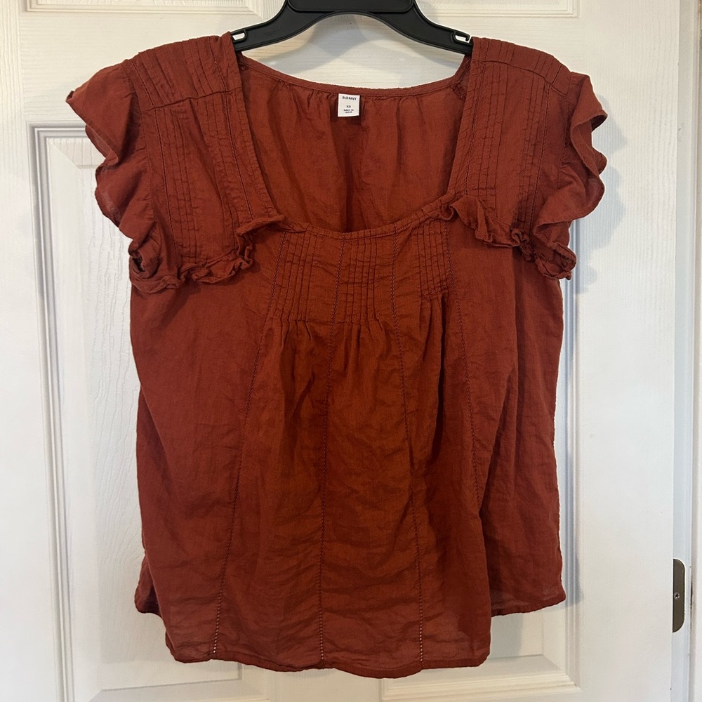 Old Navy Women's Terracotta Blouse